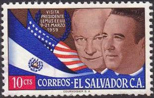 Pres. Eisenhower and Lemus