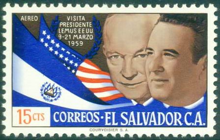 Pres. Eisenhower and Lemus