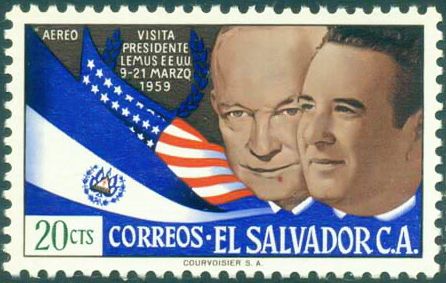 Pres. Eisenhower and Lemus