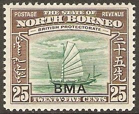 Native boat - overprinted