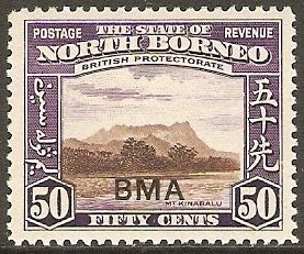 Mount Kinabalu - overprinted