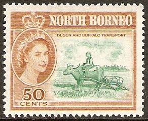 Dusun and buffalo transport
