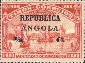 Fleet of Vasco da Gama on the run - on Macao stamp