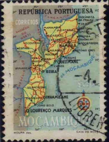 Map of Mocambique