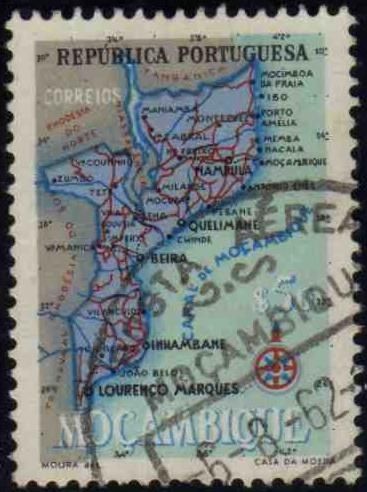 Map of Mocambique