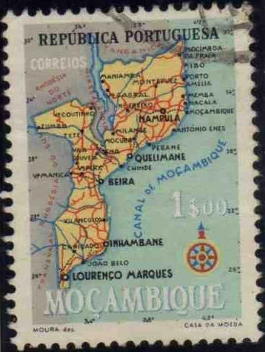 Map of Mocambique
