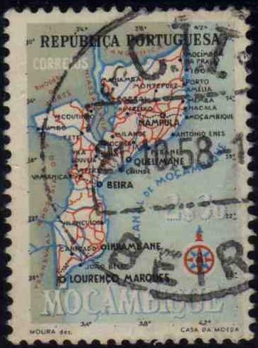 Map of Mocambique
