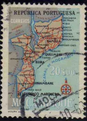Map of Mocambique