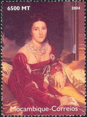 Madame de Senonnes - by Jean Auguste Ingres