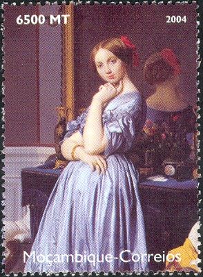 Louise de Broglie - by Jean Auguste Ingres