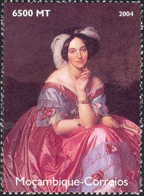 Baronne Betty de Rothschild - by Jean Auguste Ingres