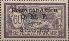 Type Merson overprinted and Syrian surcharge