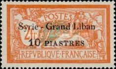 Type Merson overprinted and Syrian surcharge