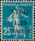 Type Semeuse overprint and Syrian surcharge