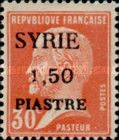 Type Pasteur overprinted and Syrian surcharge