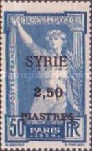"SYRIE" & value on french Olympics 1924 stamp