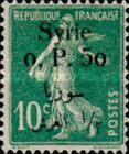 Type Semeuse overprint and Syrian surcharge