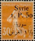 Type Semeuse overprint and Syrian surcharge