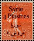 Type Semeuse overprint and Syrian surcharge