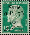 Type Pasteur overprinted and Syrian surcharge