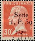 Type Pasteur overprinted and Syrian surcharge
