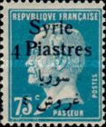 Type Pasteur overprinted and Syrian surcharge