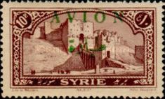 Citadel of Aleppo overprinted
