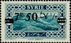 New value surcharged on Definitive 1925