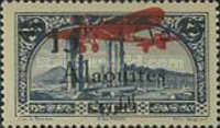 Airplane & new value overprint on Definitive 1925