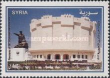Building, statue.