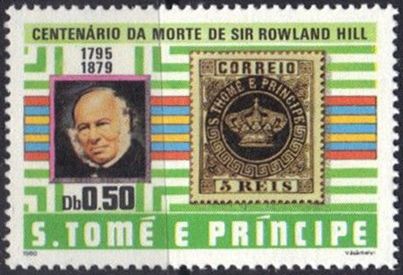Sir Rowland Hill and stamps from 1869
