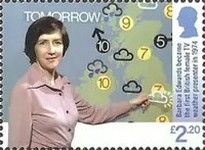 Barbara Edwards. First Female Weather Presenter, 1974