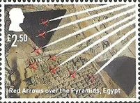 Red Arrows over the Pyramids, Egypt