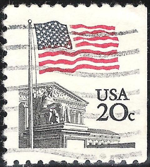 Flag Over Supreme Court, by Dean Ellis
