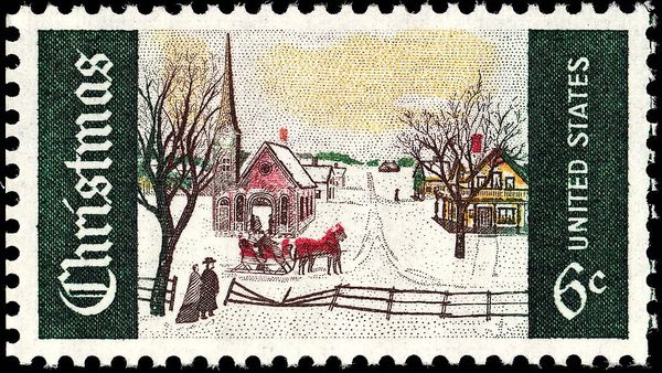 "Winter Sunday in Norway, Maine" (unknown artist)