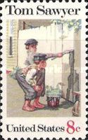 "Tom Sawyer Whitewashing a Fence" (Norman Rockwell)