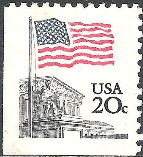 Flag Over Supreme Court, by Dean Ellis