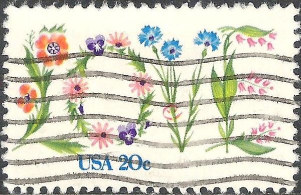 Flowers Spelling 'Love'