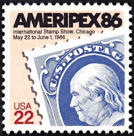 1c. Franklin Stamp, 1870