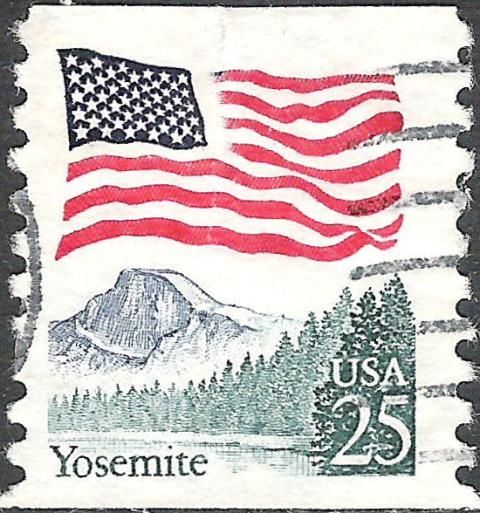 Flag over Yosemite