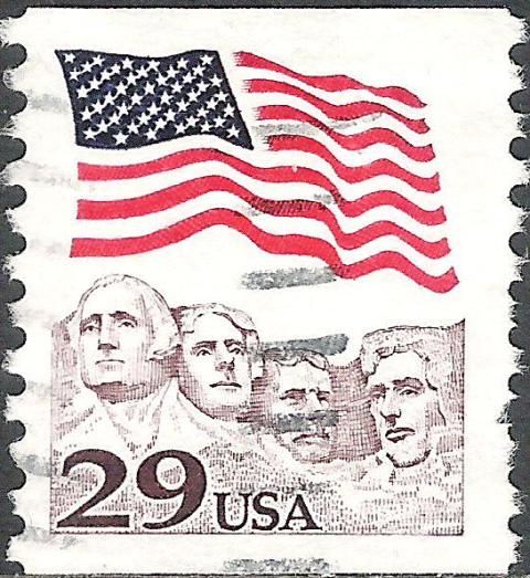 Flag Over Mt. Rushmore