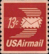 Winged Airmail Envelope