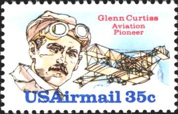 Glenn Curtiss (1878-1930) and Curtiss "June Bug"