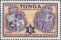 Coats of Arms of Tonga and Britain