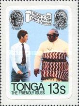 Prince Charles and King Taufa'ahau Tupou IV