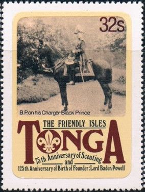 Baden Powell on his charger