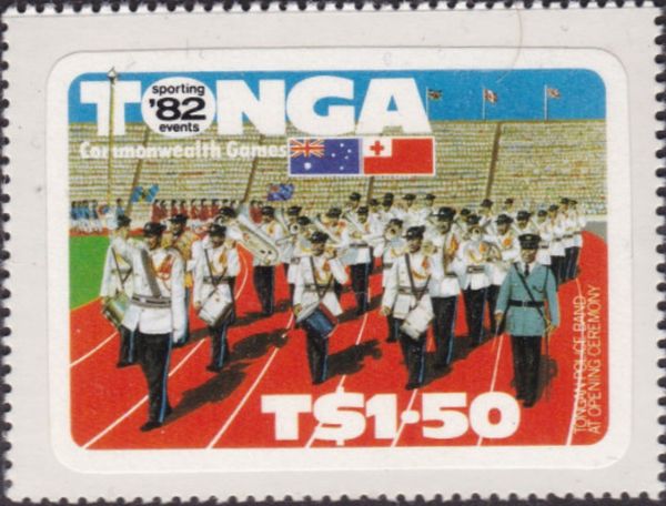 Tonga Police Band at Opening Ceremony