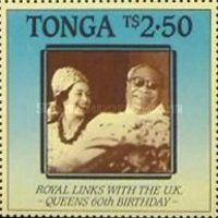 King Taufa'ahau Tupou IV & Queen Elizabeth II