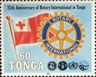 Tonga Flag, Rotary Emblem