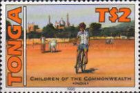 Children with bicycles from India